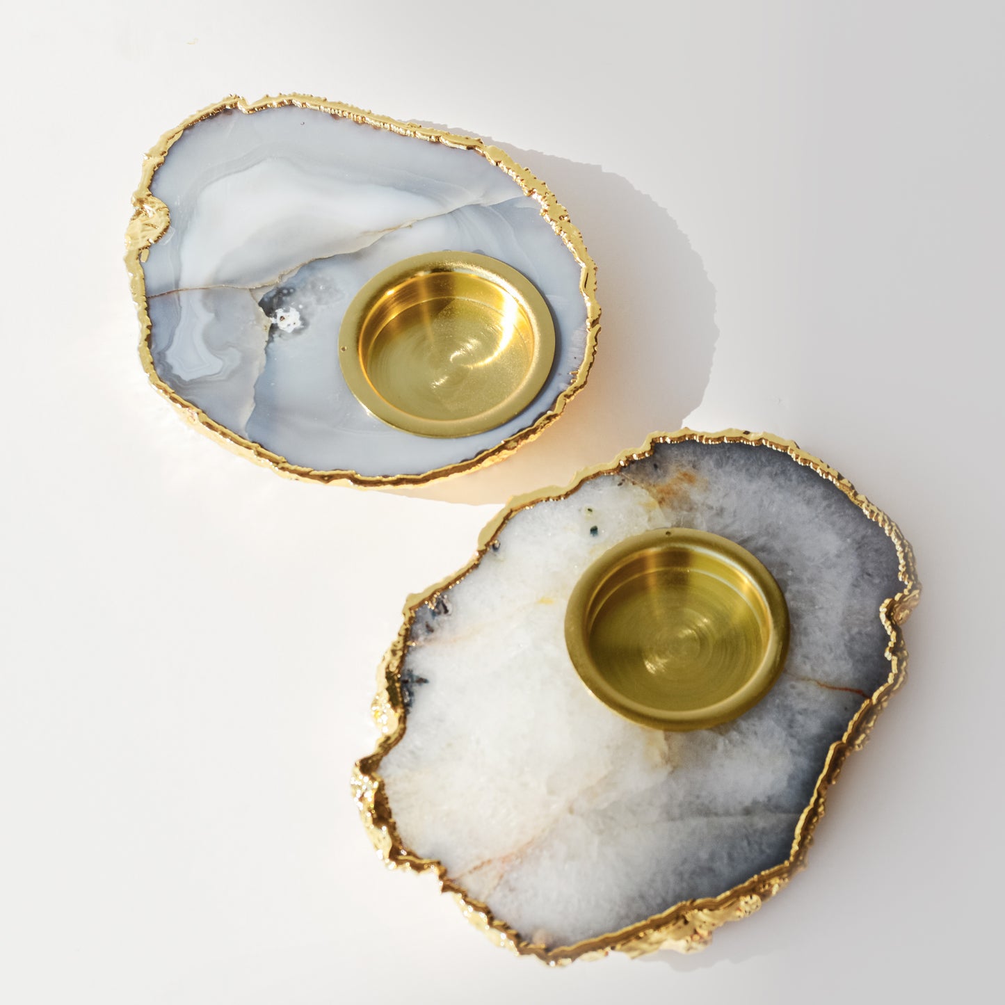 AGATE TEA LIGHT HOLDER