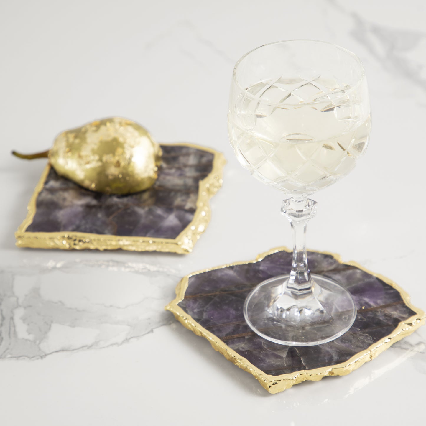 AMETHYST COASTERS