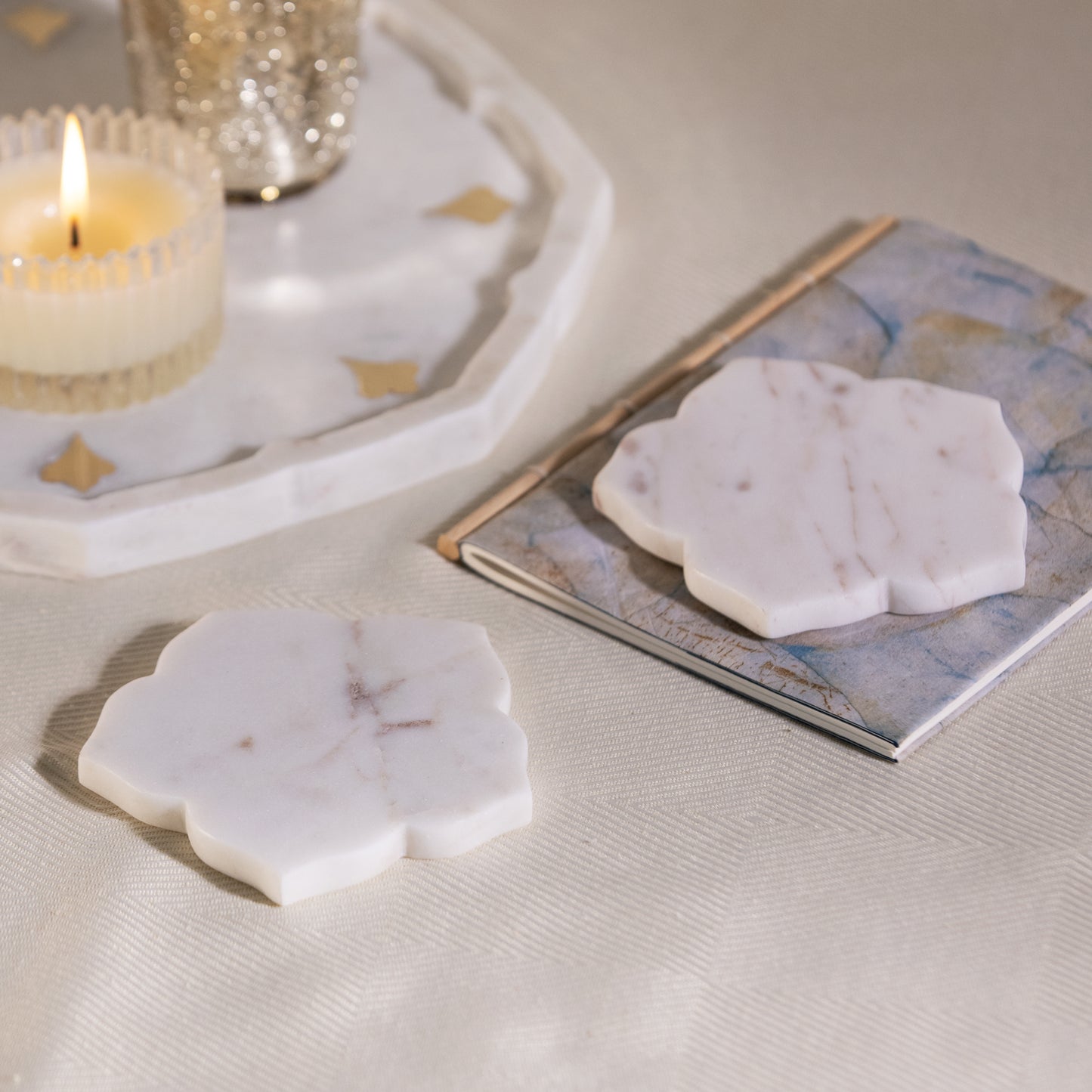 BLOOM FLORAL COASTERS