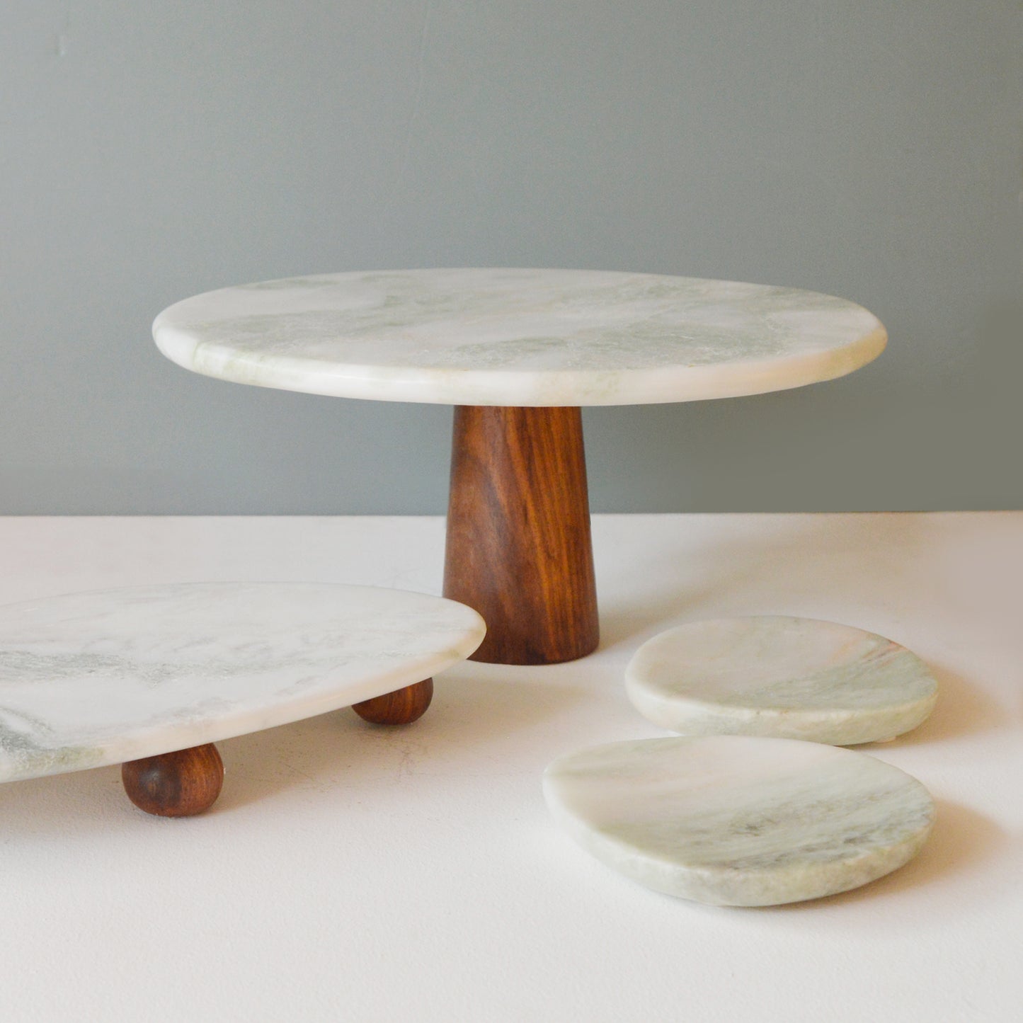 MATCHA MARBLE CAKE STAND