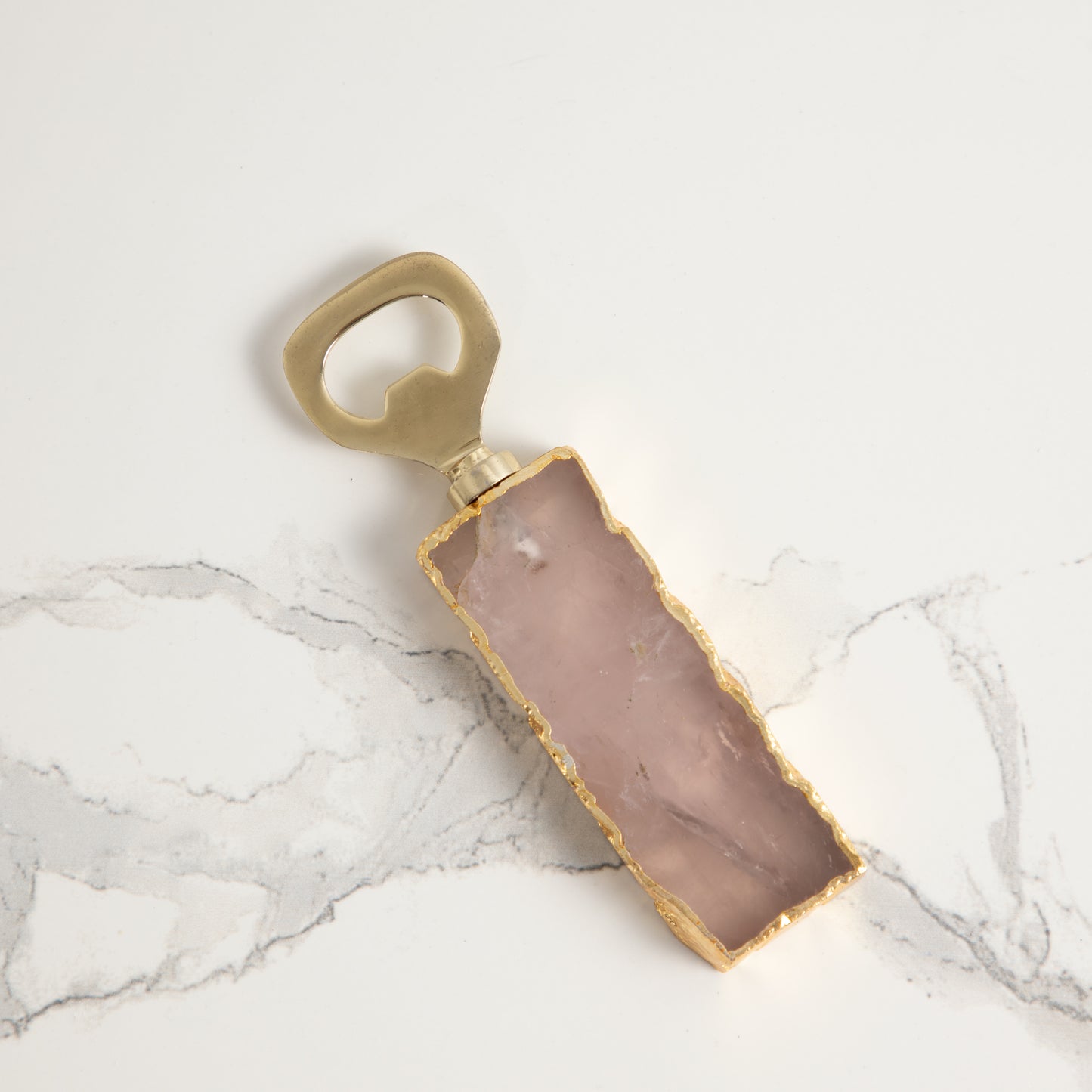 ROSE QUARTZ BOTTLE OPENER