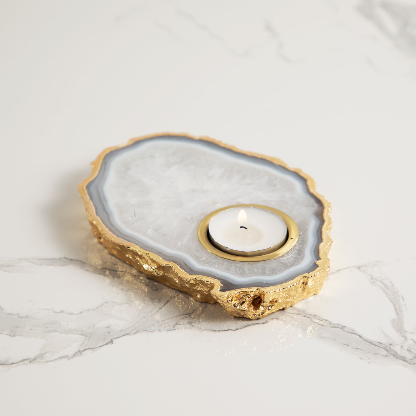 AGATE TEA LIGHT HOLDER