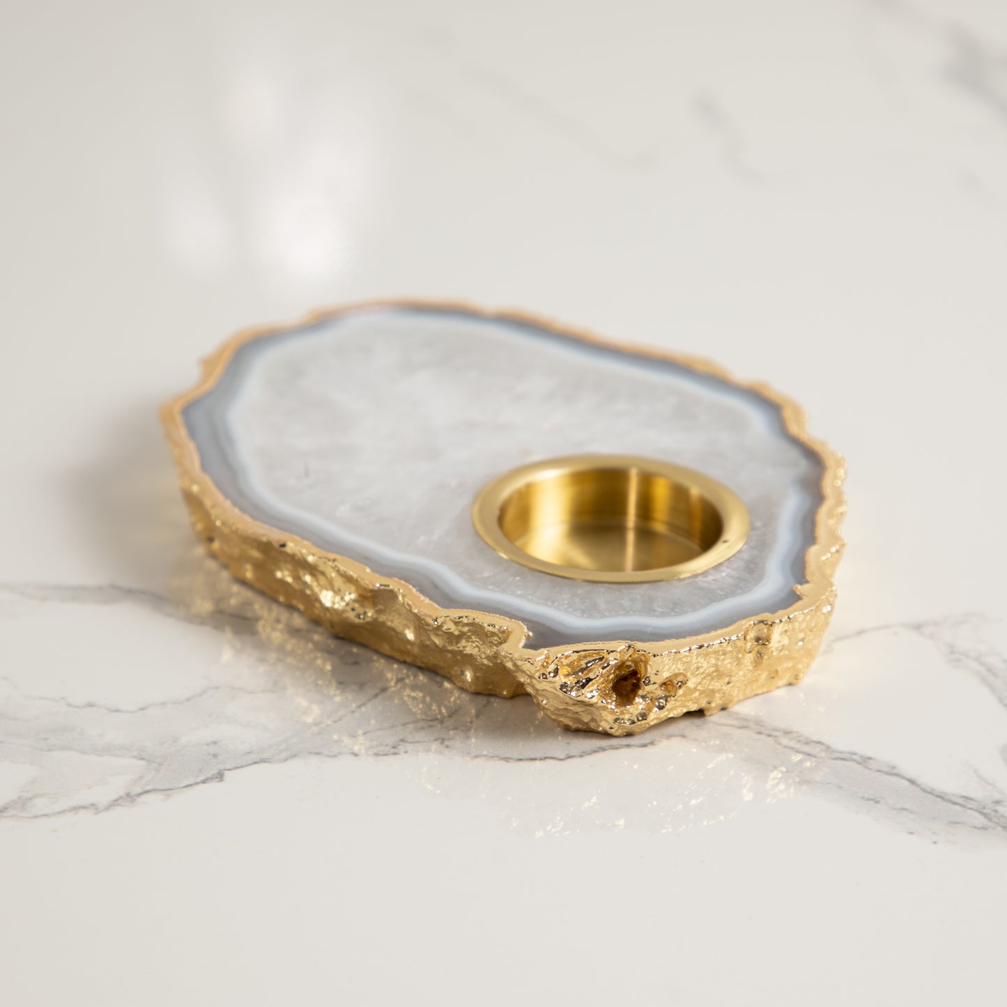 AGATE TEA LIGHT HOLDER
