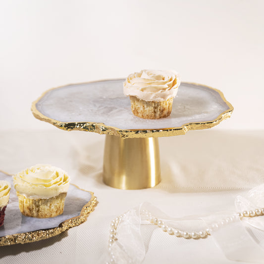 AGATE CAKE STAND